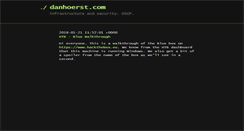 Desktop Screenshot of danhoerst.com