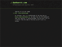 Tablet Screenshot of danhoerst.com
